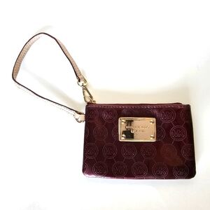 Michael Kors Purple (brown?) Wristlet